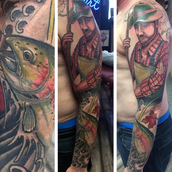 tatouage poisson 486
