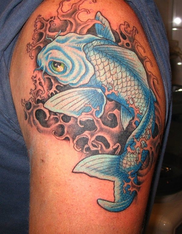 tatouage poisson 74