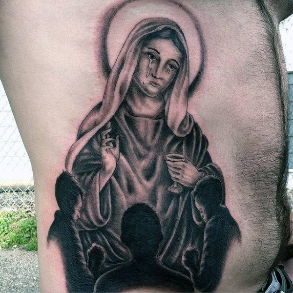 tatouage vierge marie 146