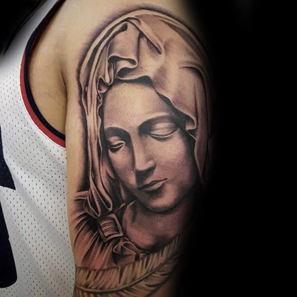tatouage vierge marie 178