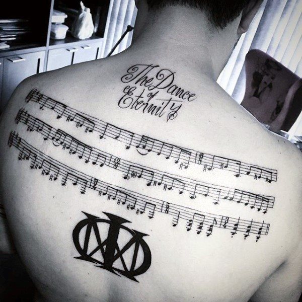 75 Tatouages de notes de musique (Et leur signification)