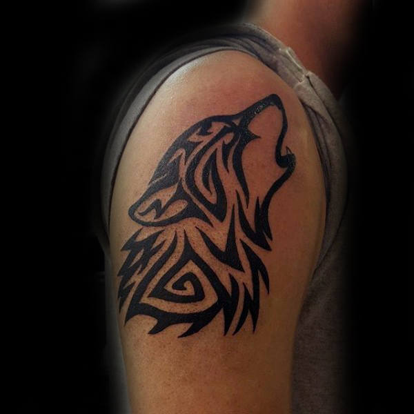 tribal wolf tattoos for men        
        <figure class=