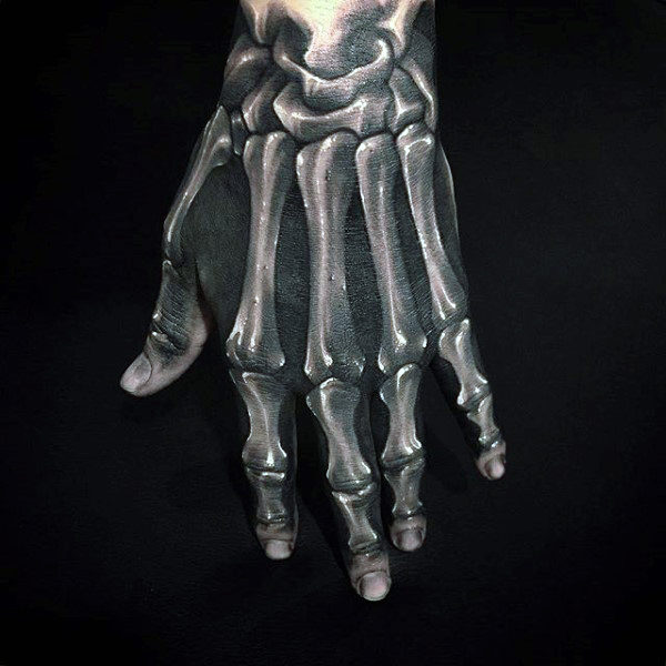 Main Squelette Tatouage