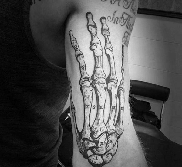 Main Squelette Tatouage
