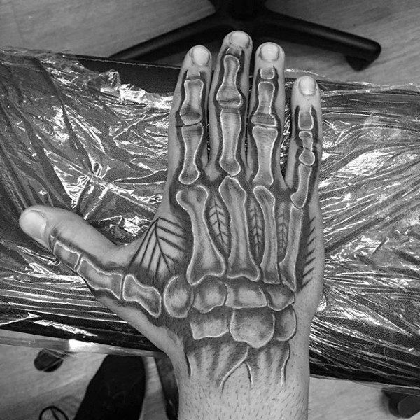 Main Squelette Tatouage