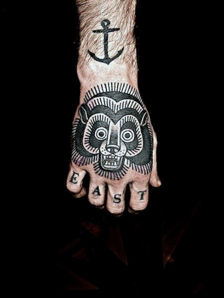 hand tattoo 1305