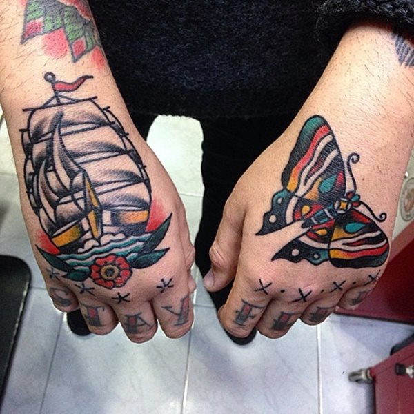 hand tattoo 557
