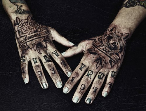 hand tattoo 57