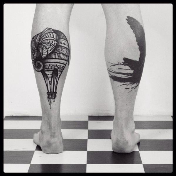 leg tattoo 169
