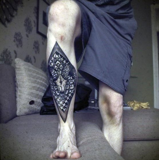 leg tattoo 173
