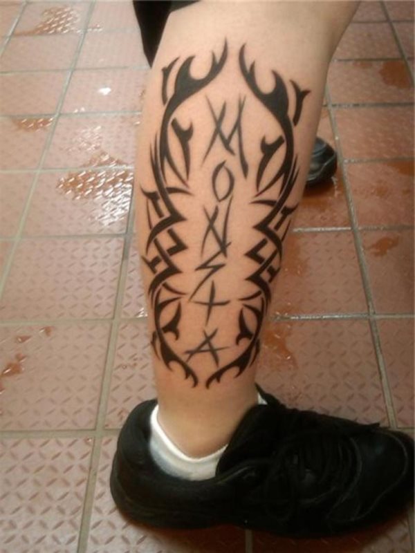 leg tattoo 229