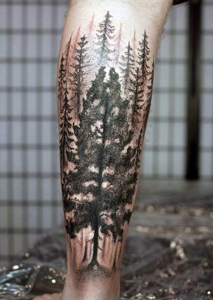 leg tattoo 317