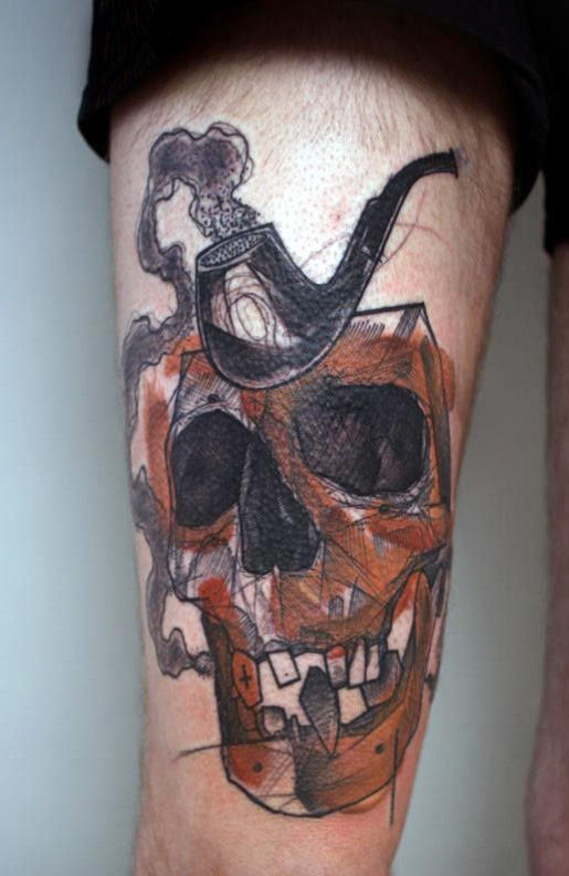 leg tattoo 341