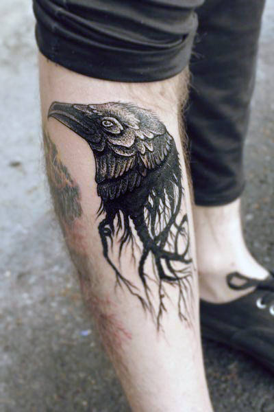 leg tattoo 505
