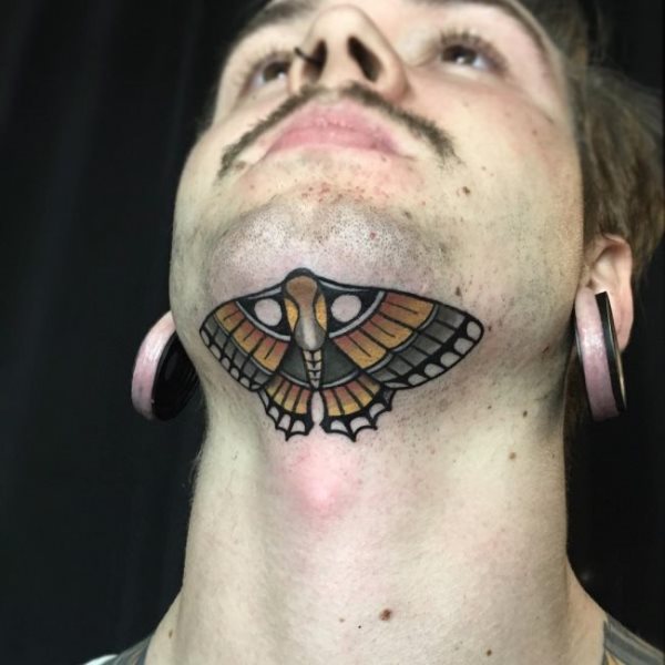 neck tattoo 173