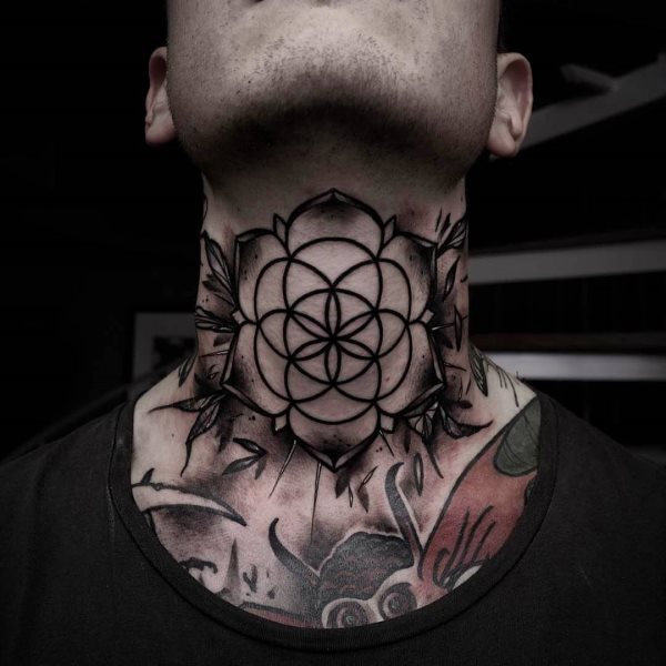 neck tattoo 29