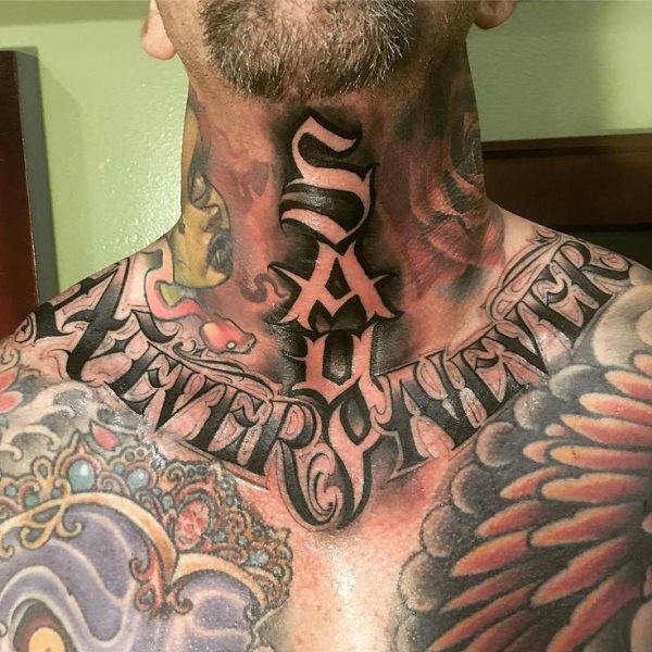 neck tattoo 597