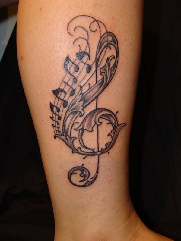 music tattoo 130