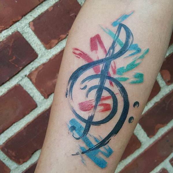 music tattoo 153