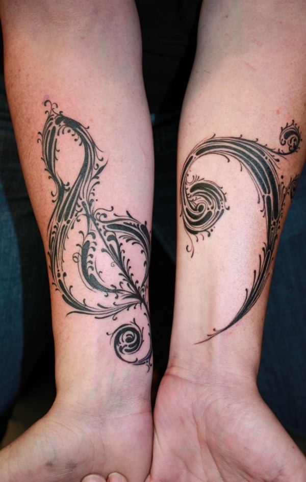 music tattoo 154