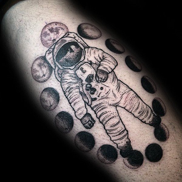moon phases tattoo 05