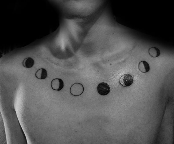 moon phases tattoo 09