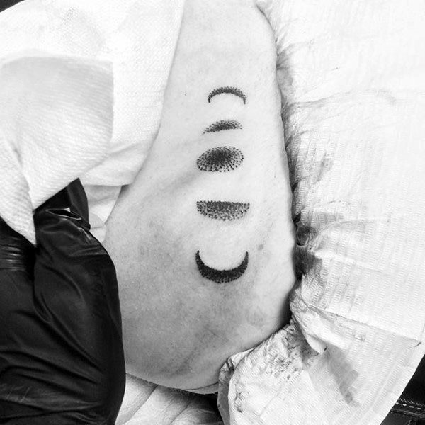moon phases tattoo 111