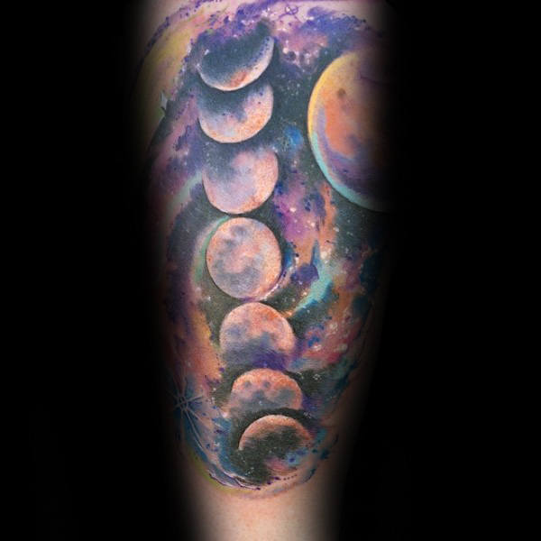 moon phases tattoo 113