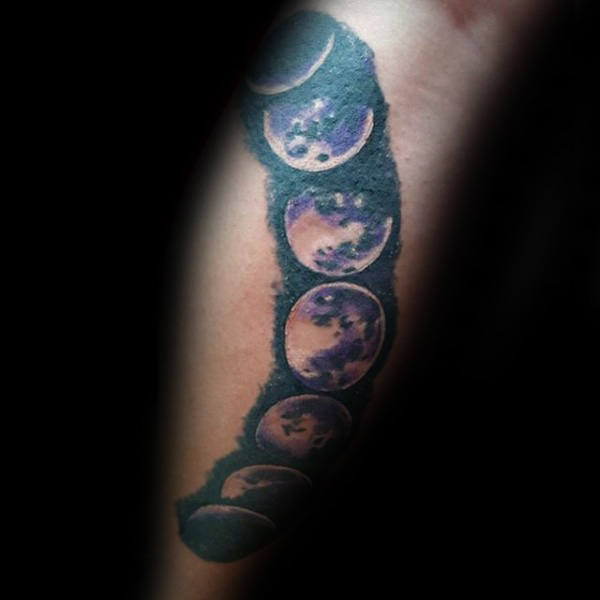 moon phases tattoo 119