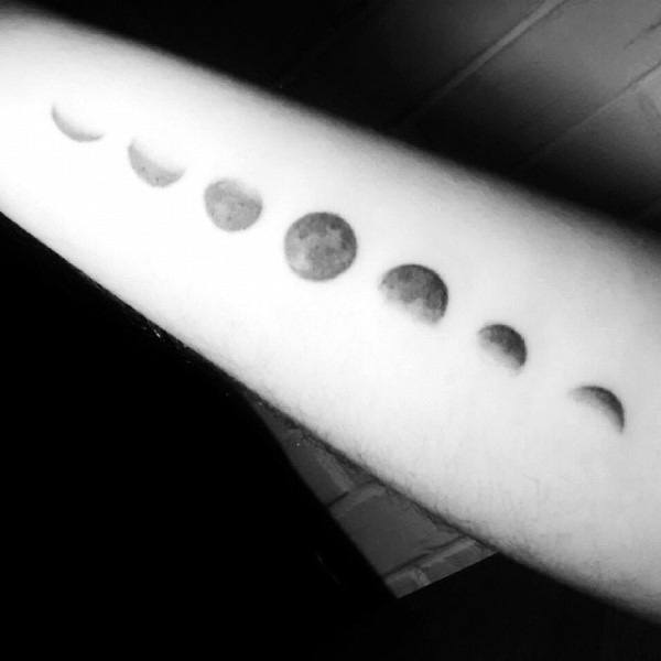 moon phases tattoo 121