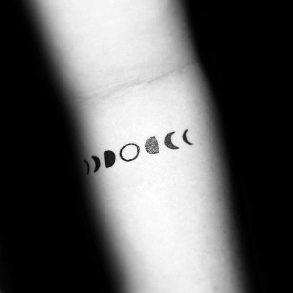 moon phases tattoo 129