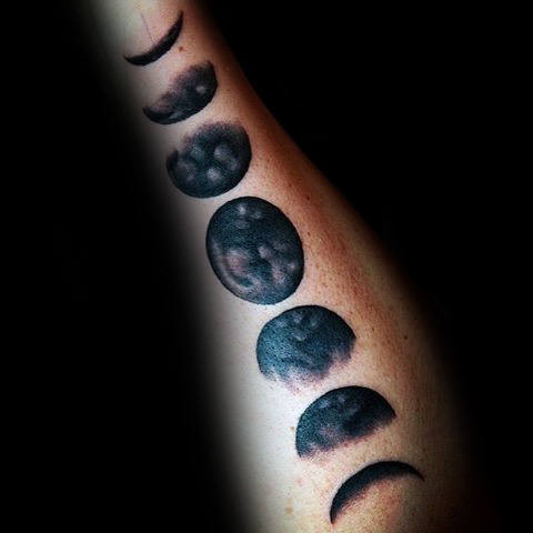 moon phases tattoo 147