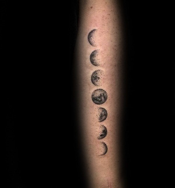 moon phases tattoo 15