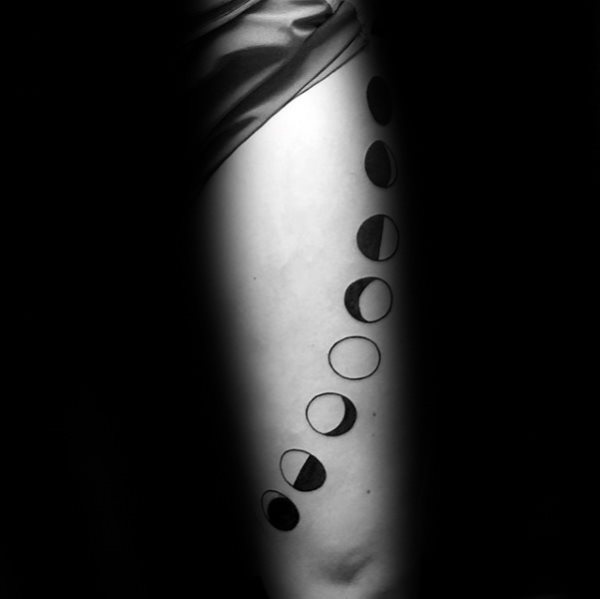 moon phases tattoo 19
