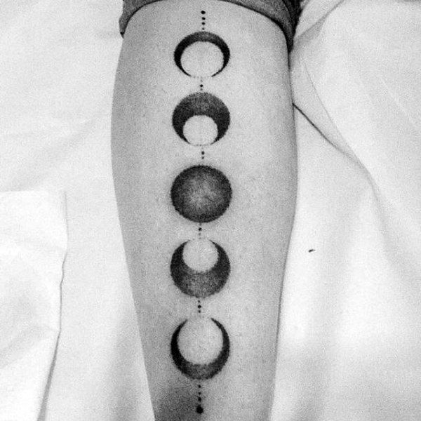 moon phases tattoo 23