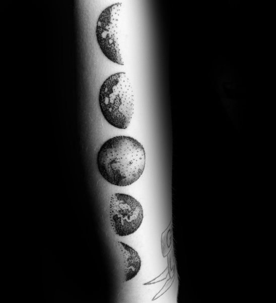moon phases tattoo 57
