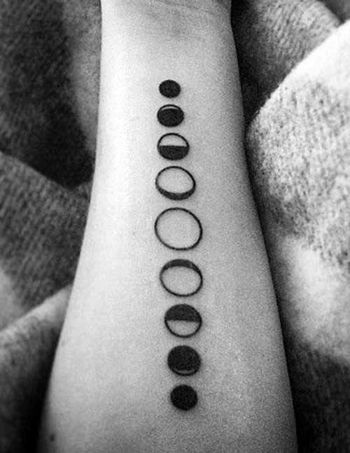 moon phases tattoo 59