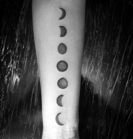 moon phases tattoo 61