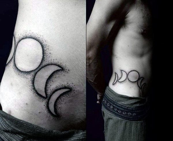 moon phases tattoo 75