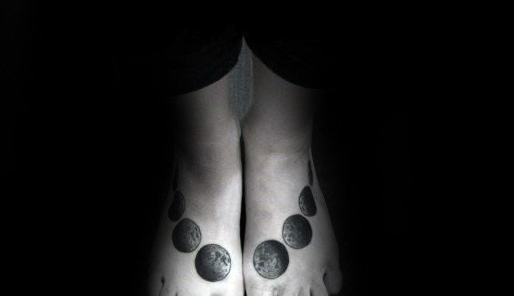 moon phases tattoo 77