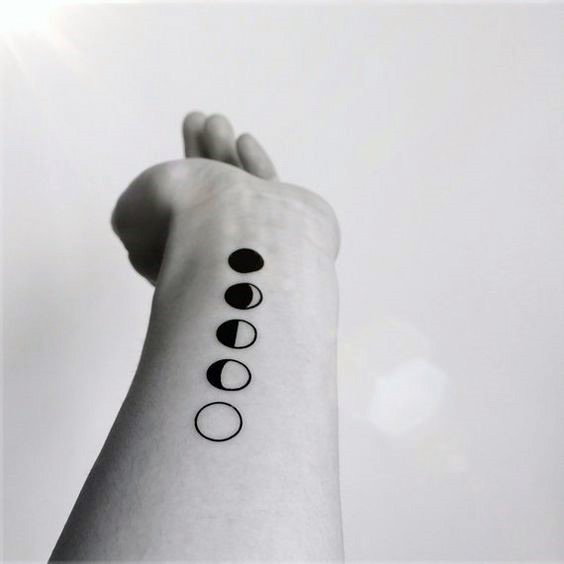 moon phases tattoo 81