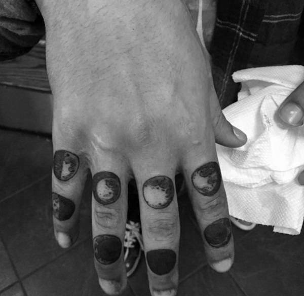 moon phases tattoo 83