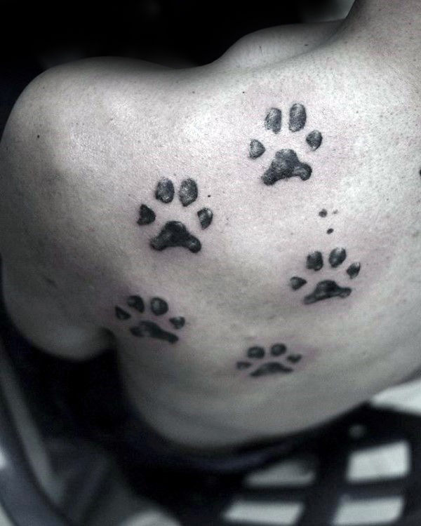 dog paw tattoo 112