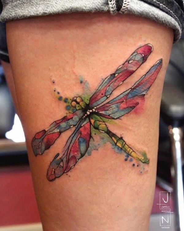 tatuaggio libellula 131