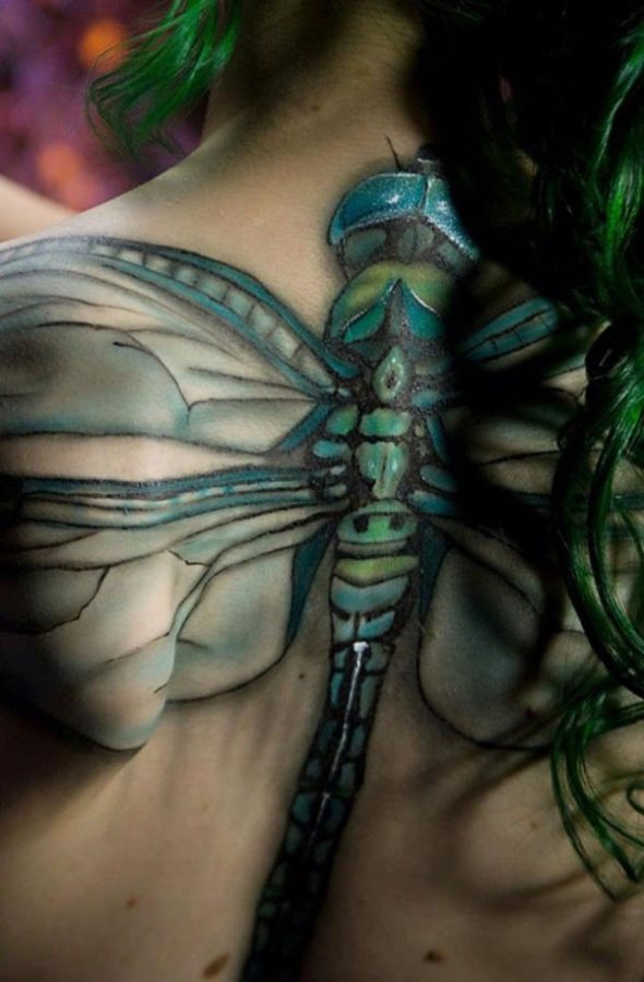 tatuaggio libellula 161