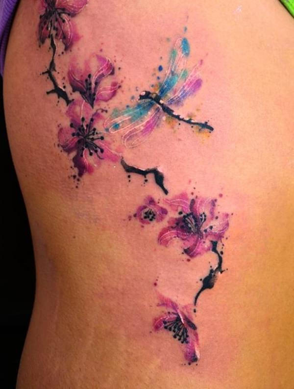 tatuaggio libellula 184