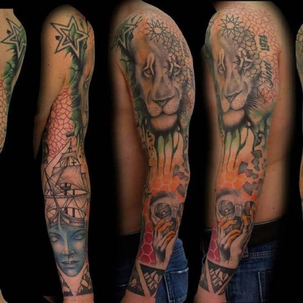 tatuaggio manica 145