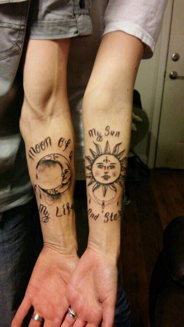 tatuaggio sole e luna 138