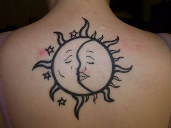 tatuaggio sole e luna 148