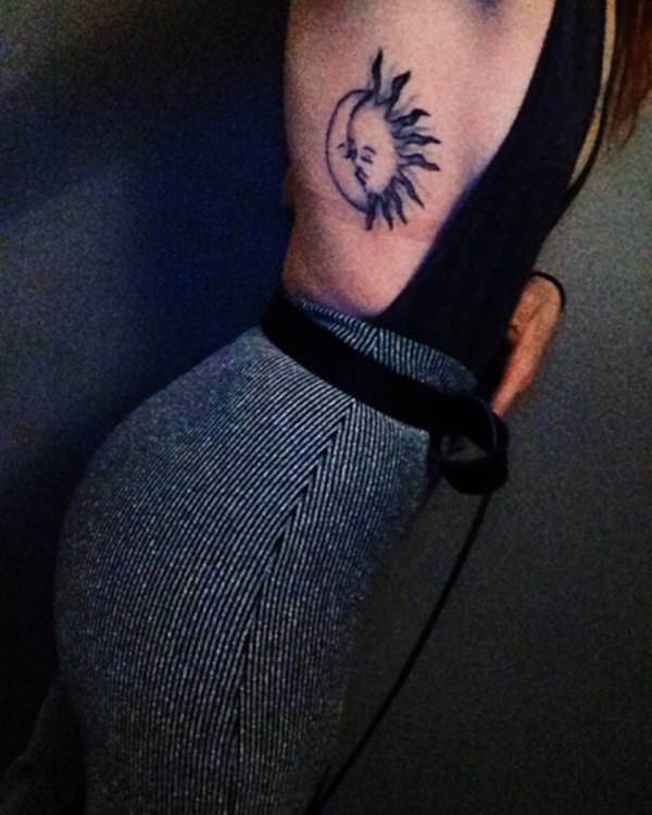 tatuaggio sole e luna 182